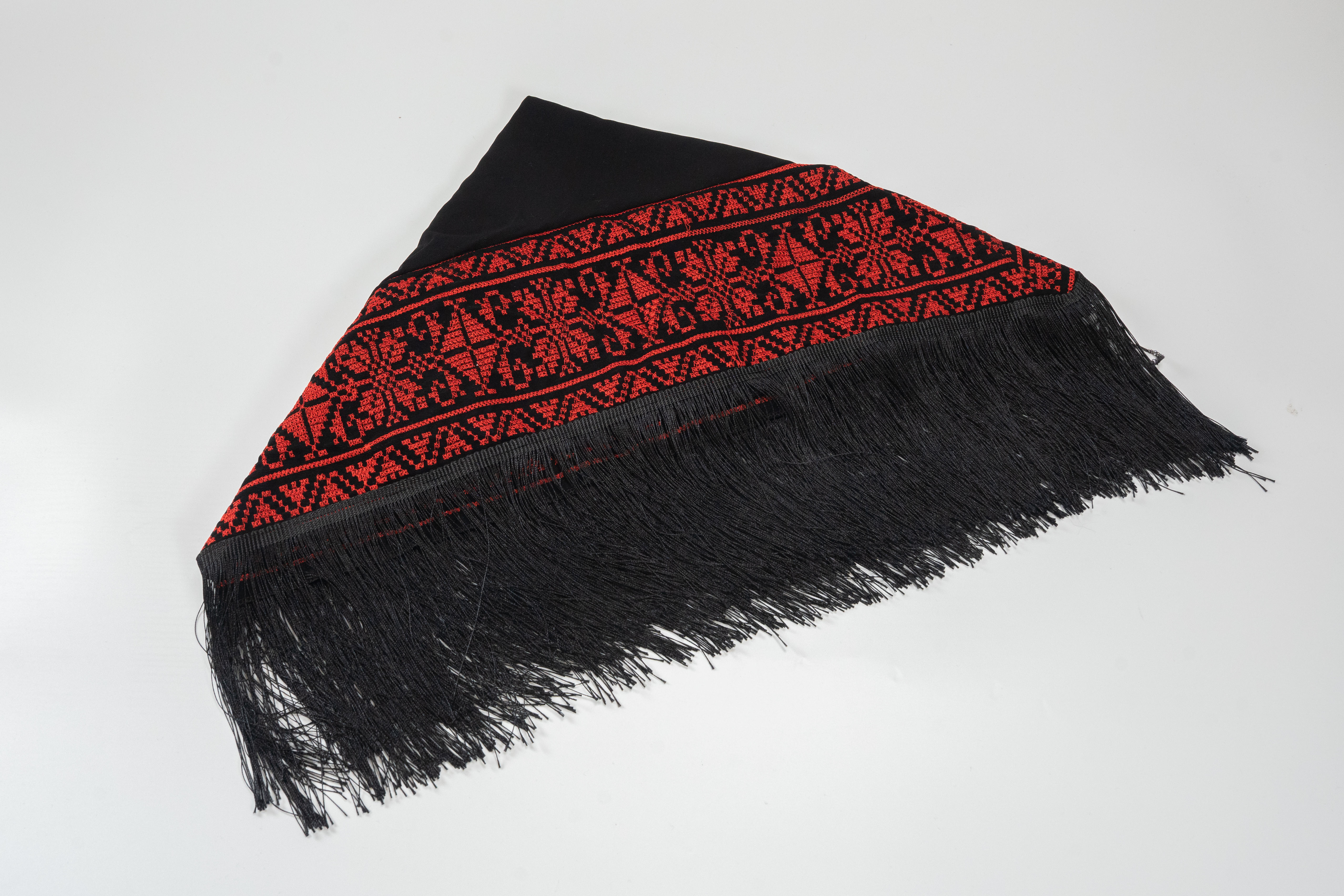 Embroidered Scarf and Jerusalem Wallet