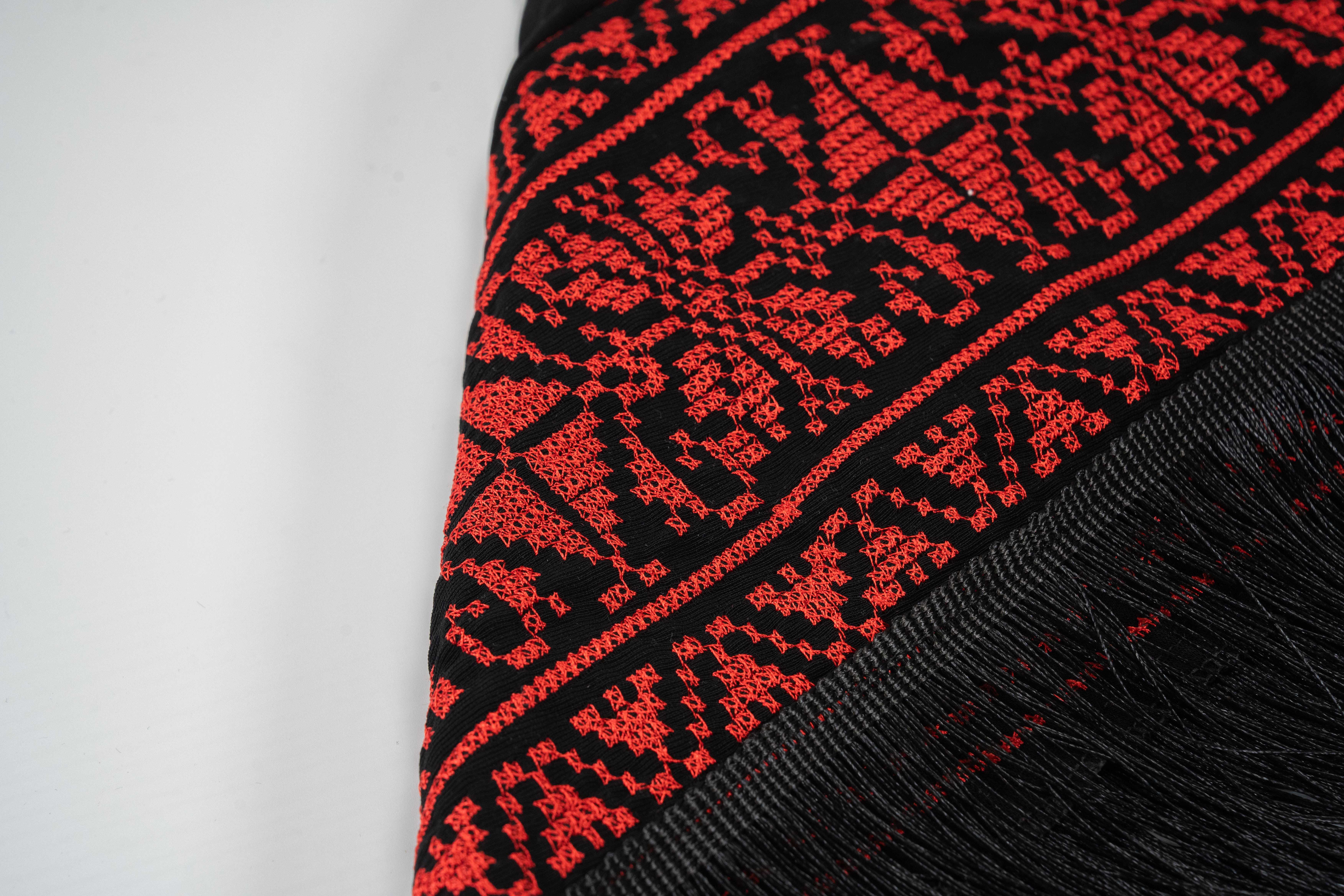 Embroidered Scarf and Jerusalem Wallet