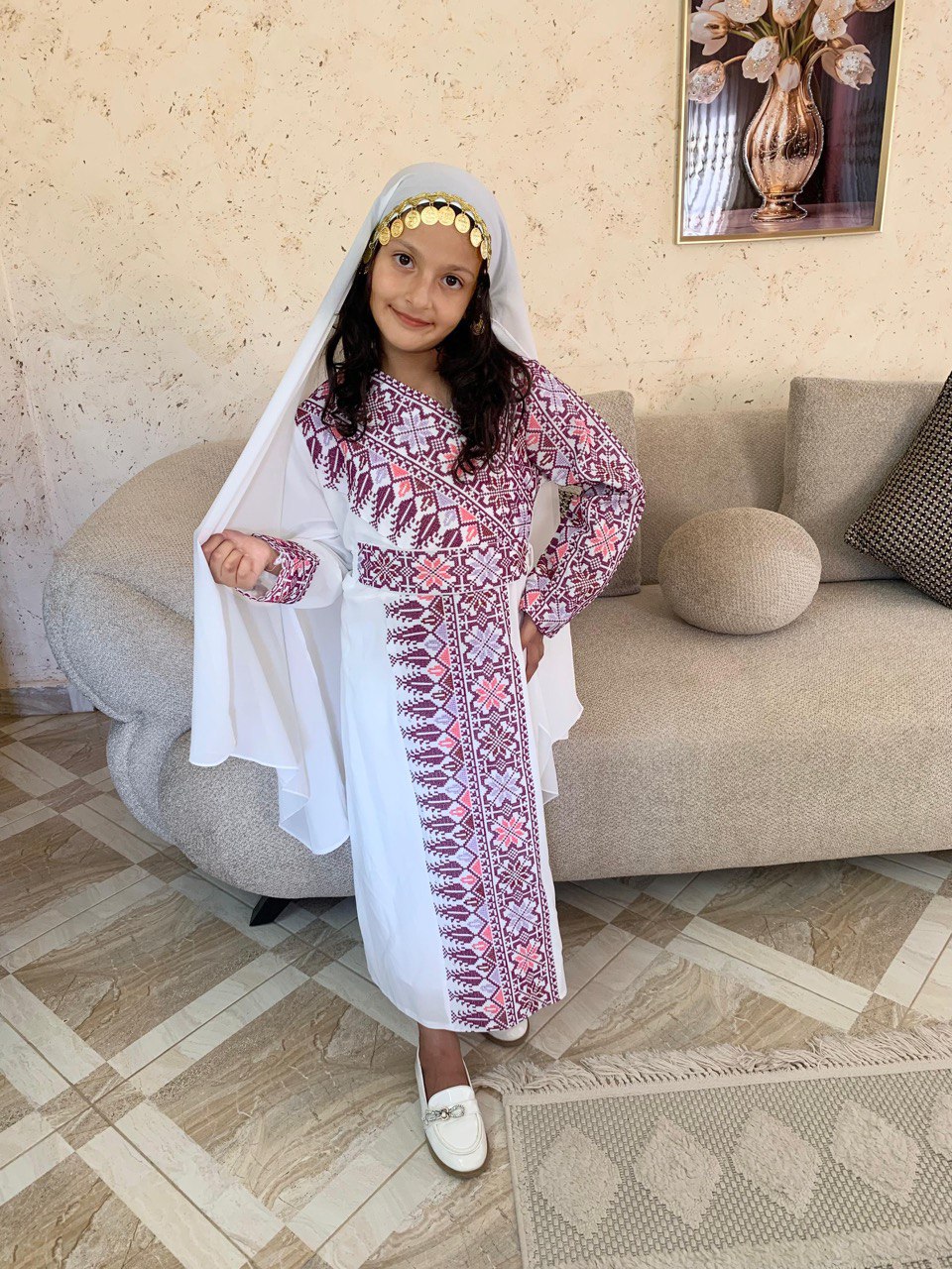 Kids’ Abaya with Scarf