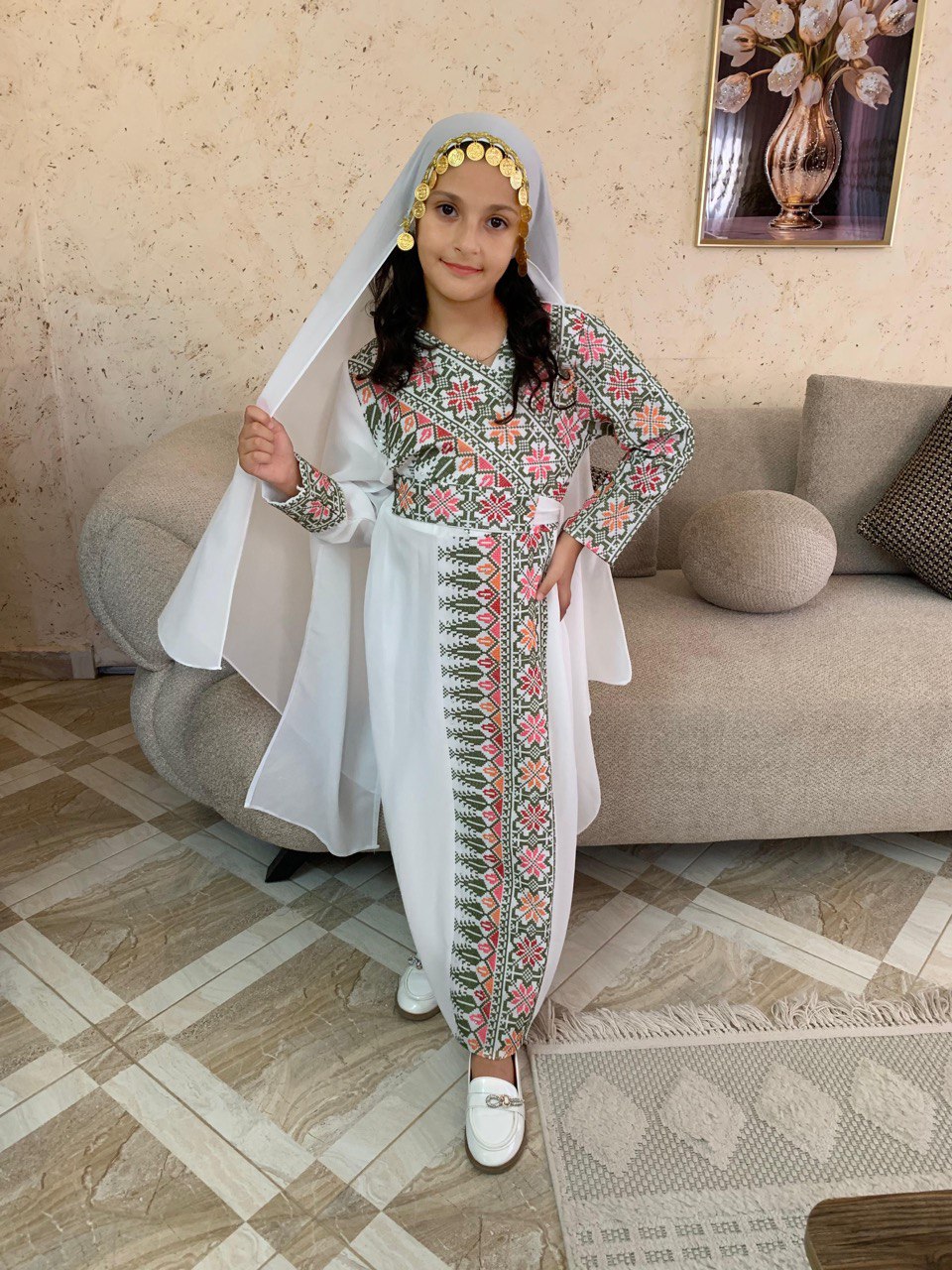 Kids’ Abaya with Scarf