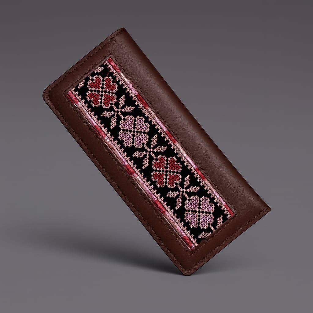 Embroidered Wallet