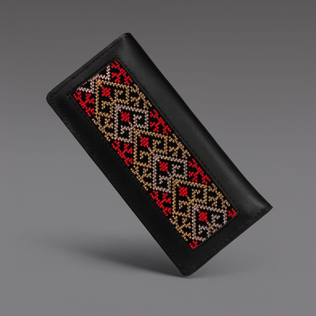Embroidered Wallet