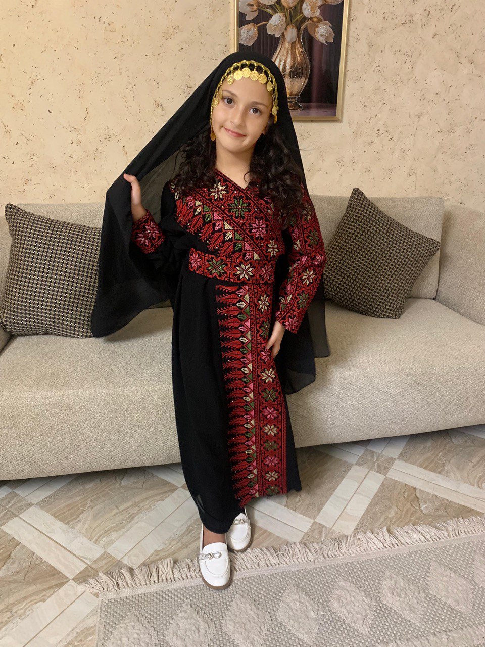 Kids’ Abaya with Scarf