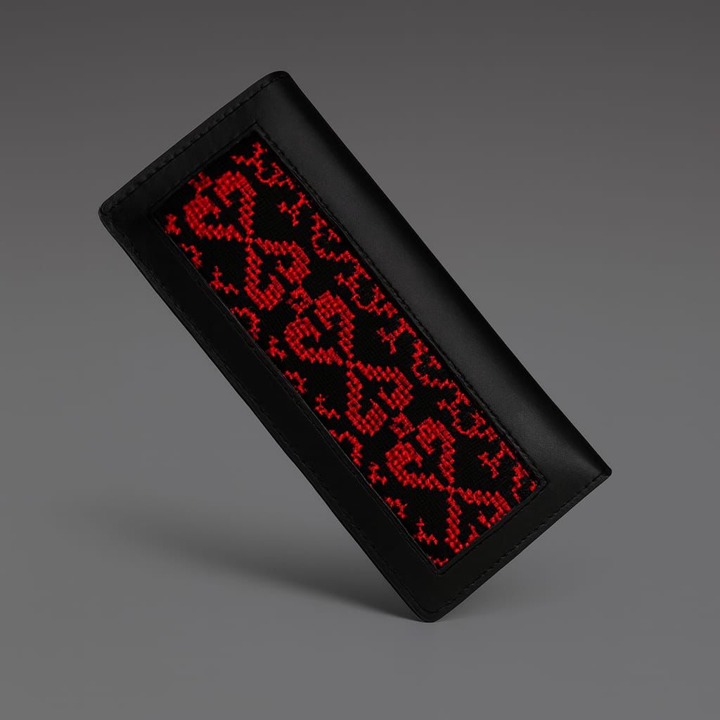 Embroidered Wallet